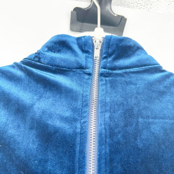 Windsor Womens Coquette Going Out Velvet Choker Plunge Cutout‎ Romper Size S - Picture 8 of 10